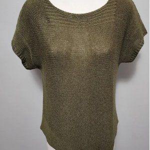 Cable & Guage oregano box sweater size medium